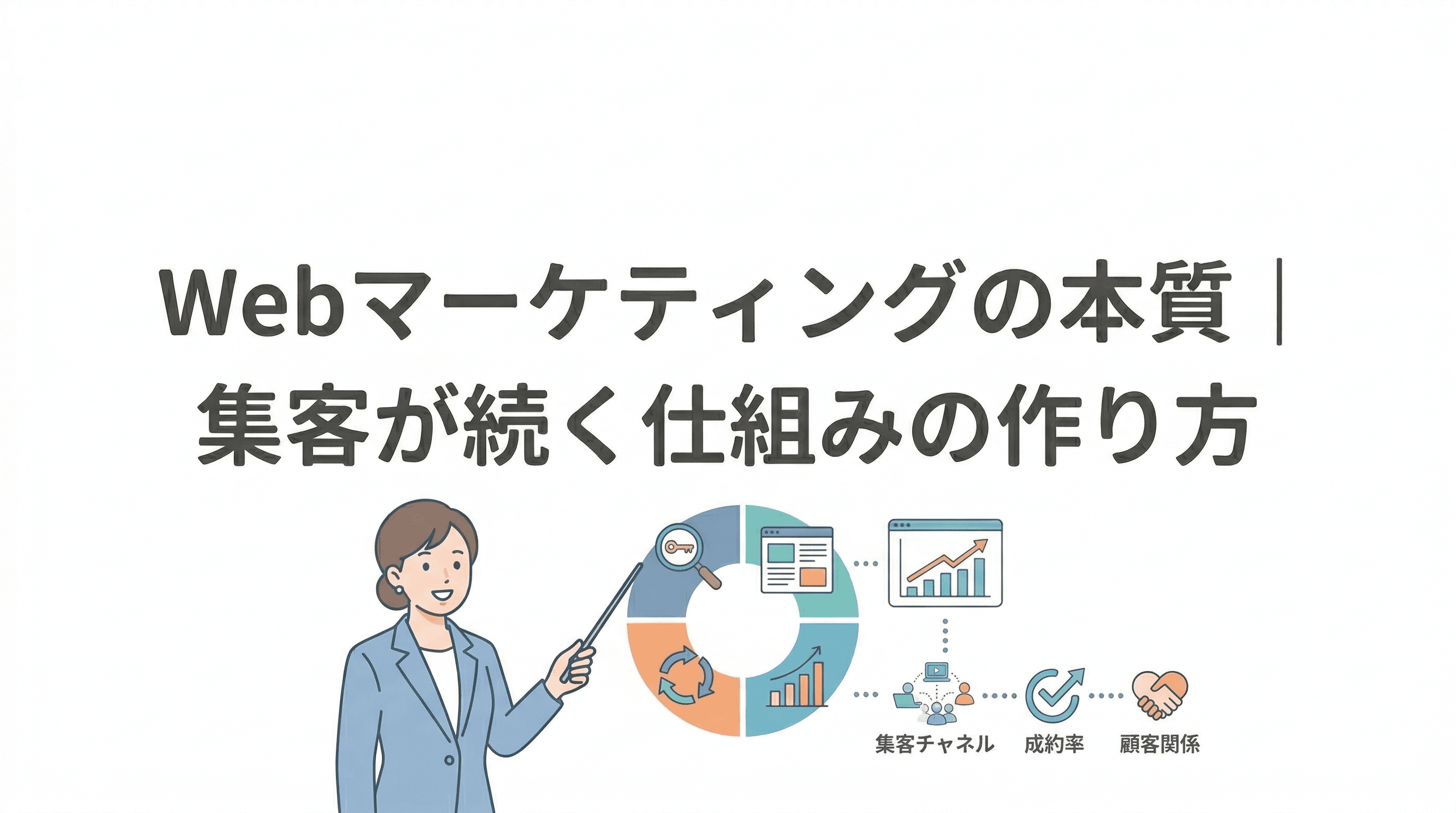 Webマーケティングの本質とは？集客が続く仕組みの作り方と成功事例を解説